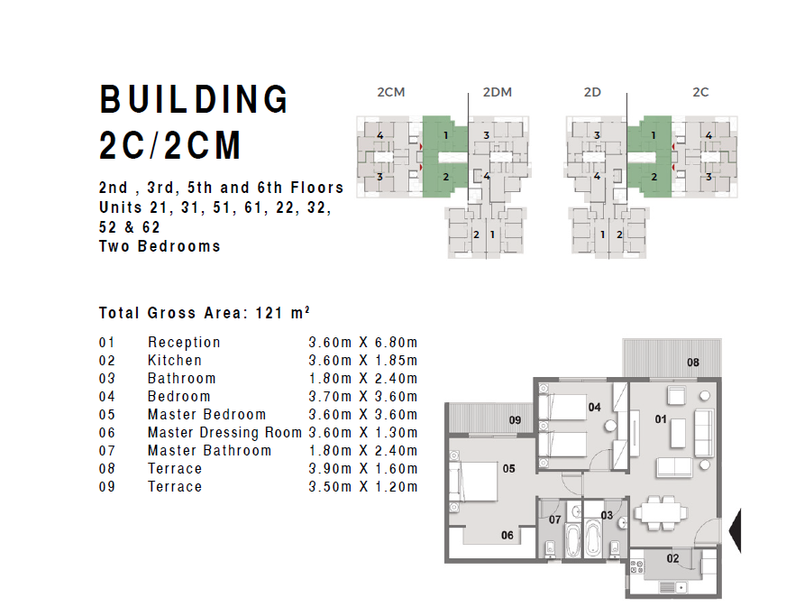 Floor plan for apartment at Il Bosco City