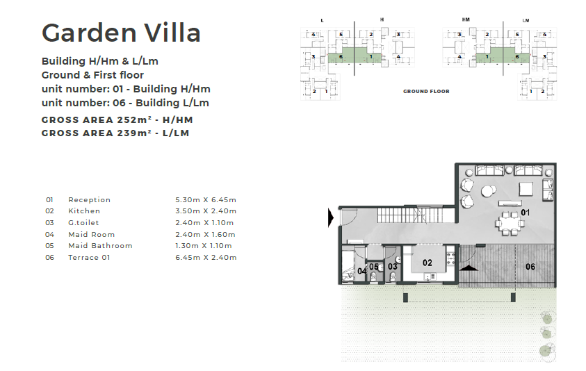Floor plan for villa at Il Bosco City