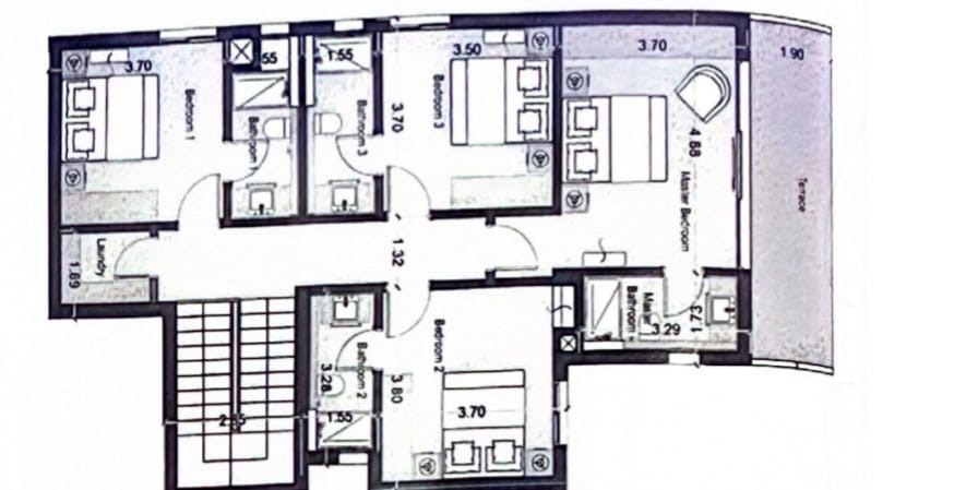 Floor plan for  at D-Bay
