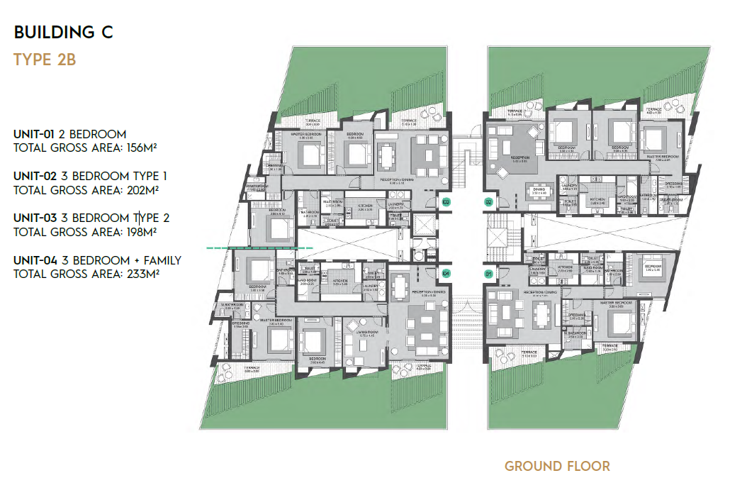 Floor plan for apartment at Six West