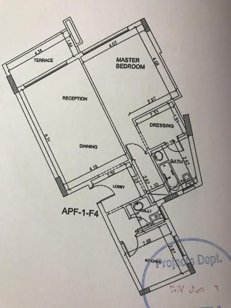 Floor plan for apartment at Joulz