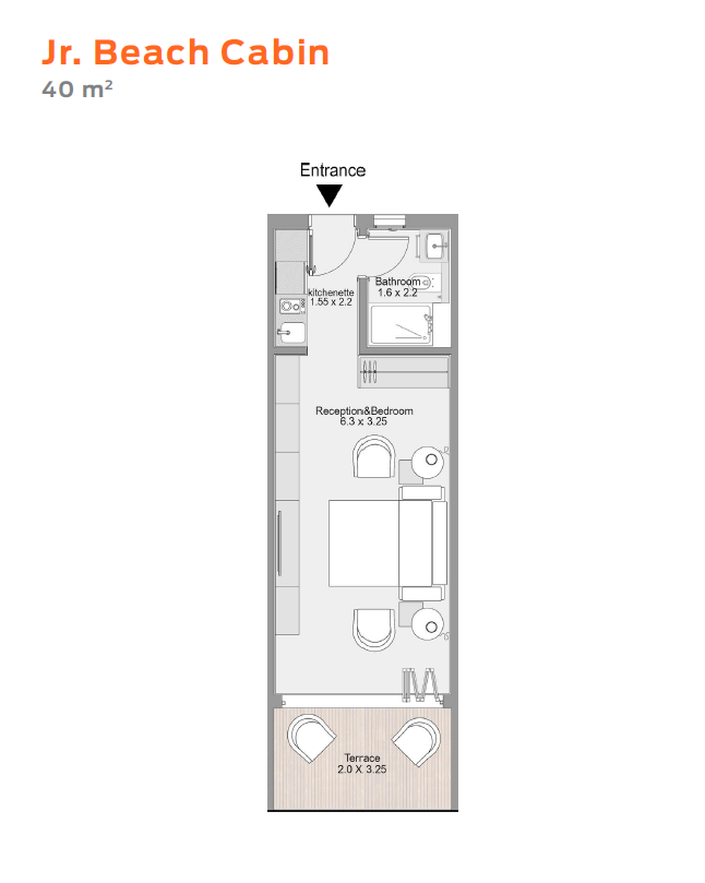 Floor plan for  at D-Bay