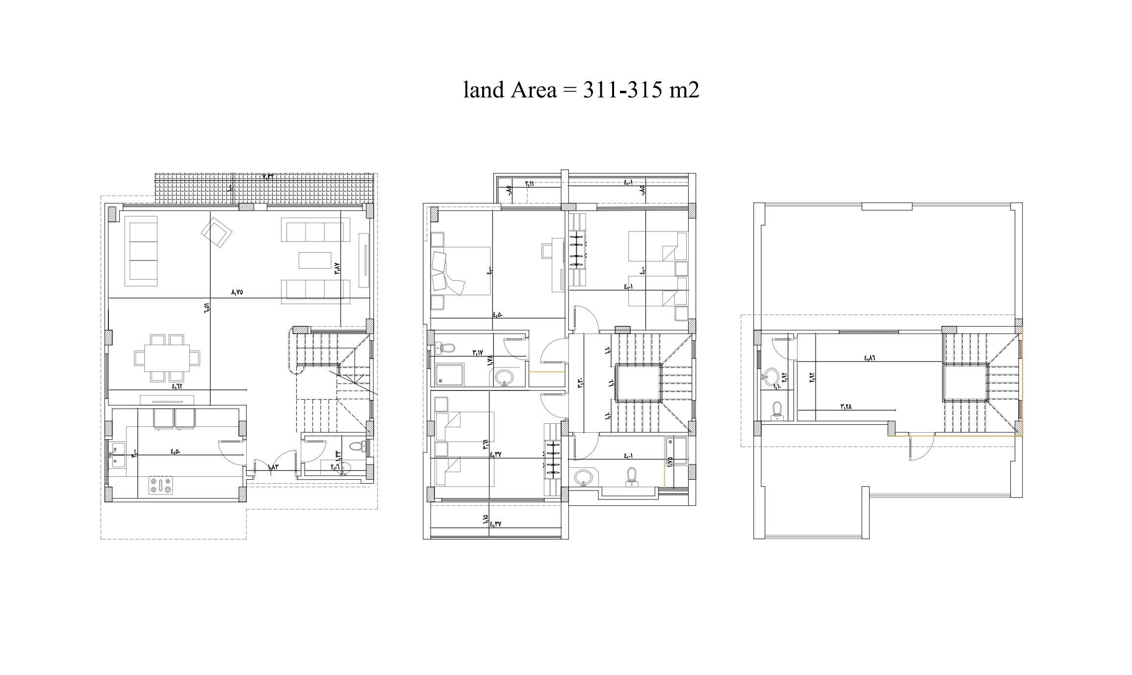 Floor plan for villa at El Patio Zahraa