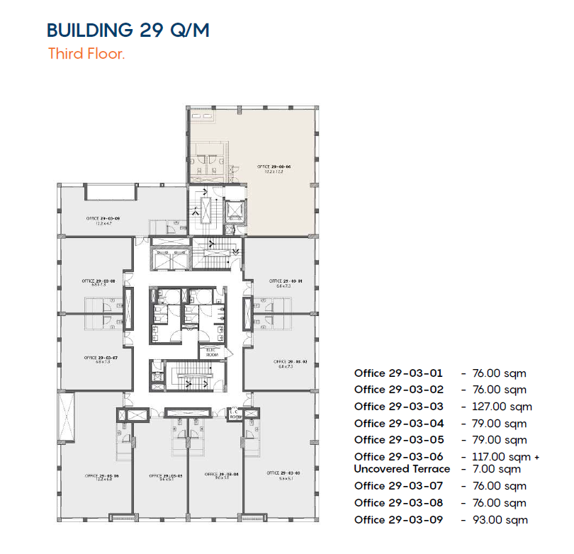Floor plan for  at DISTRICT 5