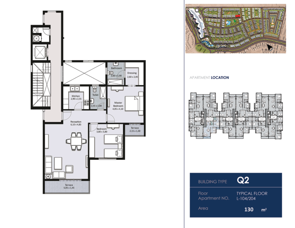 Floor plan for apartment at Fifth Square Al Marasem