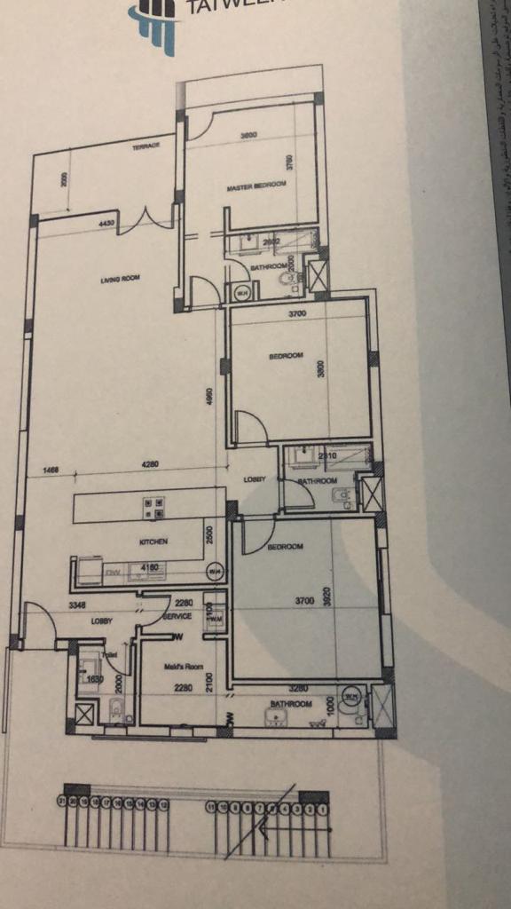 Floor plan for chalet at Fouka Bay