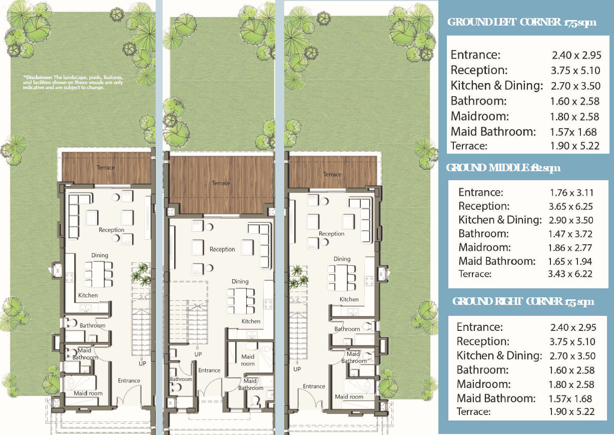 Floor plan for townhouse at Gaia