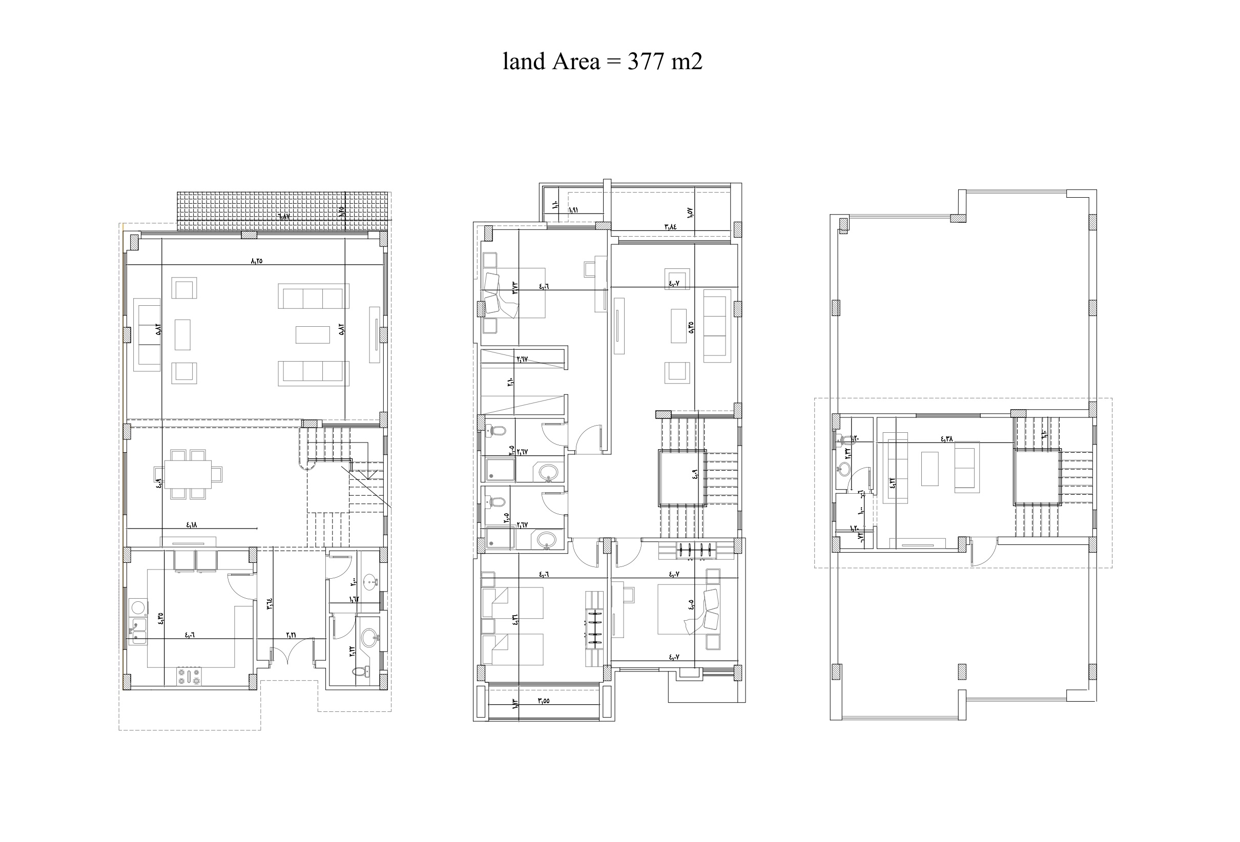 Floor plan for villa at El Patio Zahraa