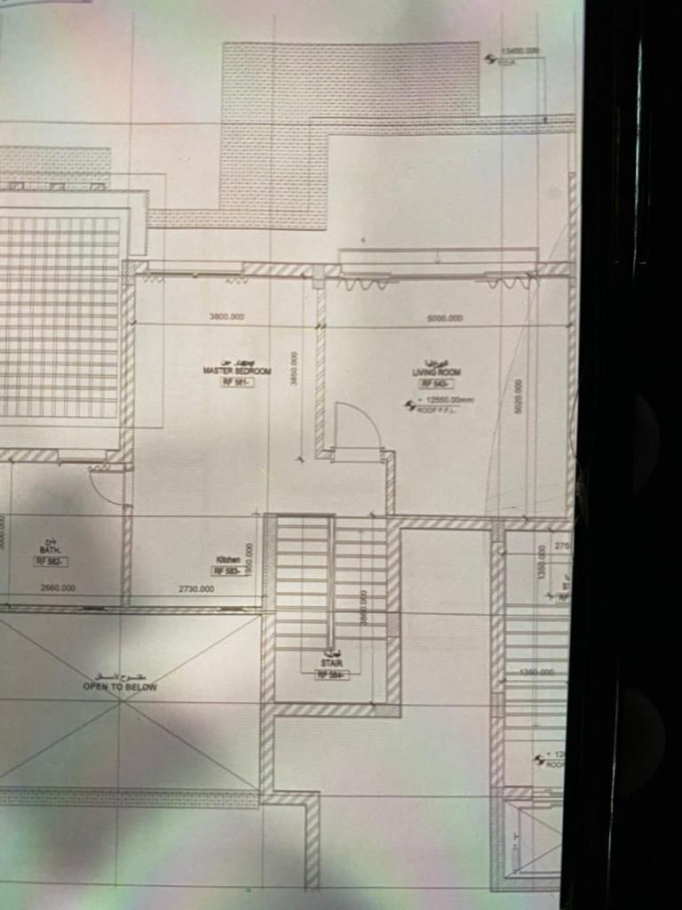 Floor plan for penthouse at Green 5