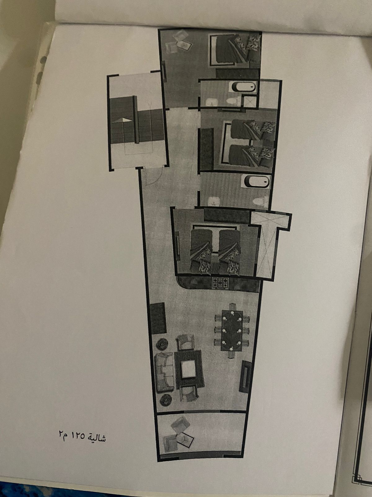 Floor plan for chalet at Lasirena North Coast