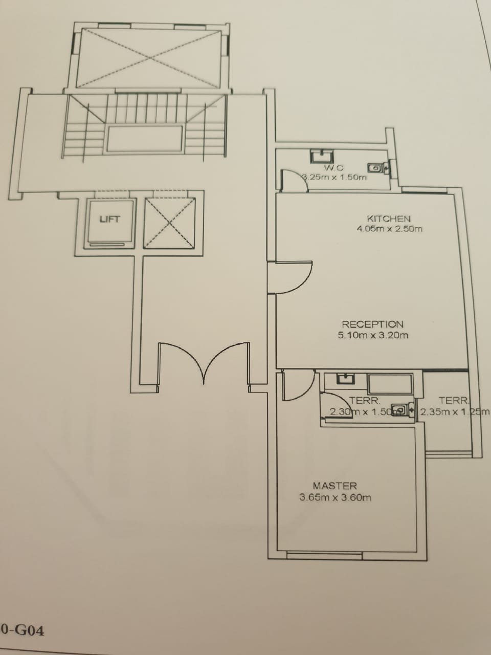 Floor plan for apartment at Fifth Square Al Marasem