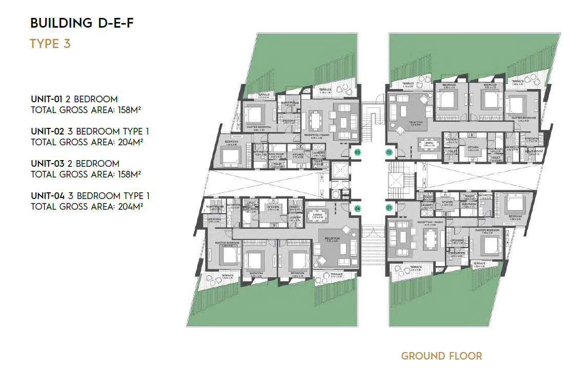 Floor plan for apartment at Six West