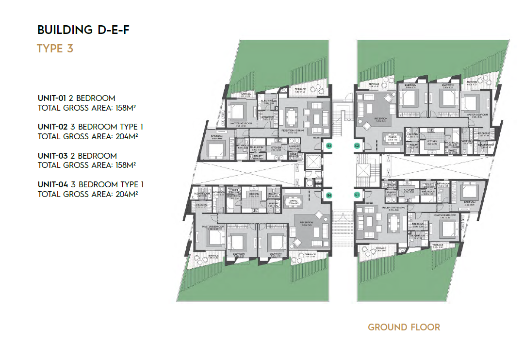 Floor plan for apartment at Six West