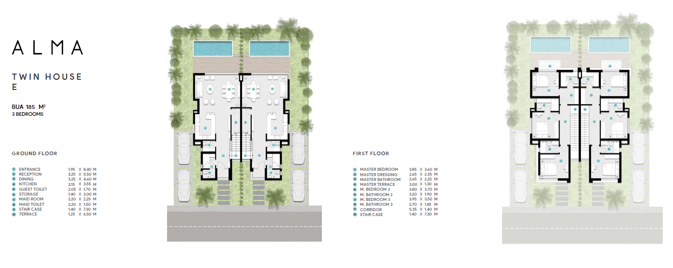 Floor plan for  at Azha North Coast