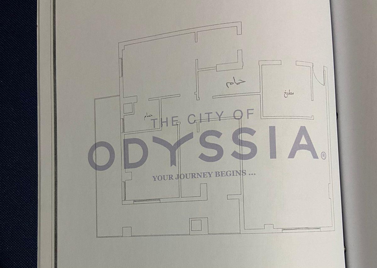 Floor plan for apartment at The City of Odyssia