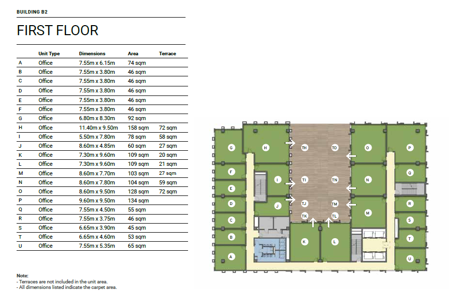 Floor plan for  at ZED STRIP