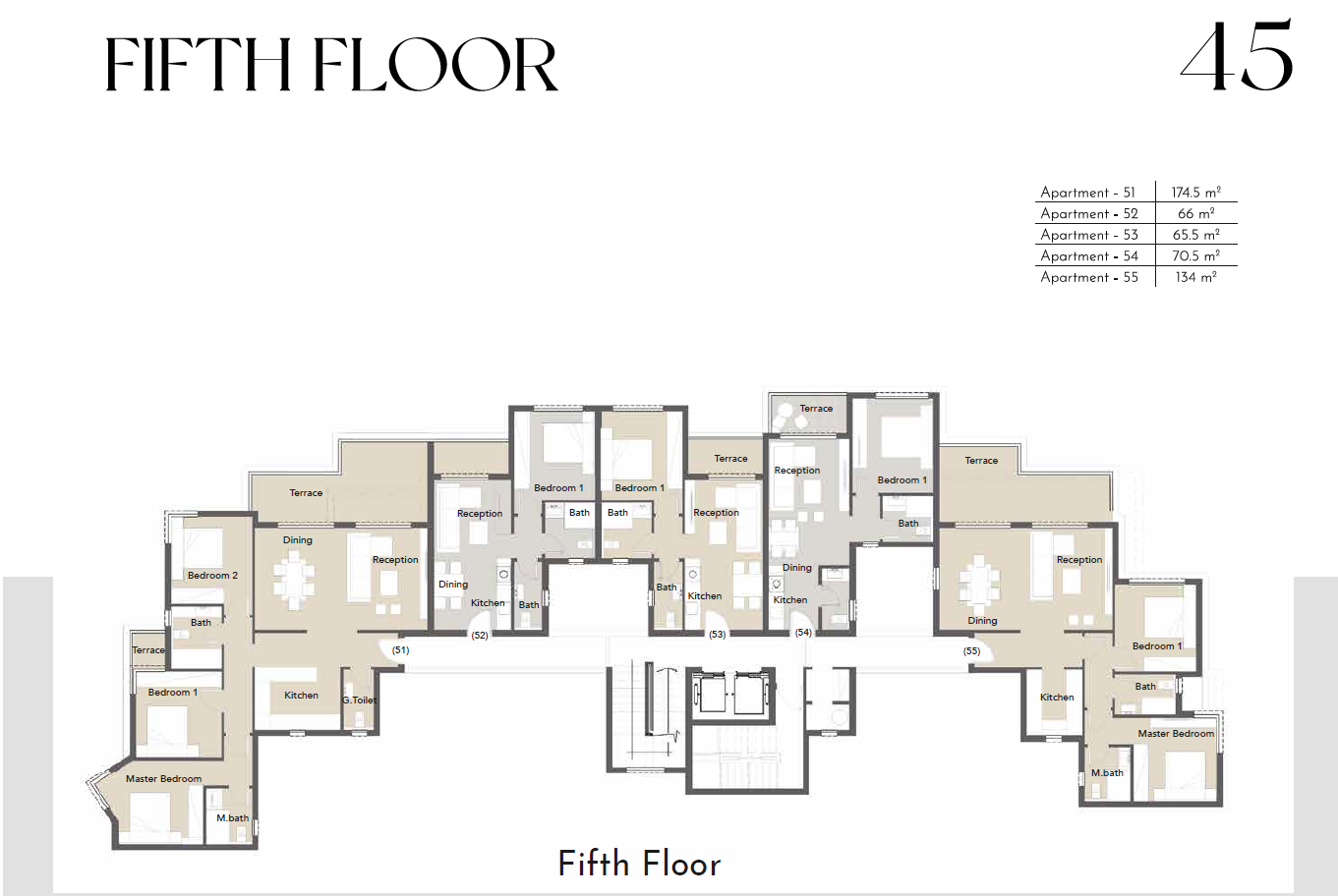 Floor plan for apartment at Palm Hills New Alamein