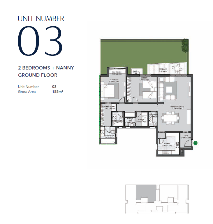 Floor plan for apartment at V Residences By Villette