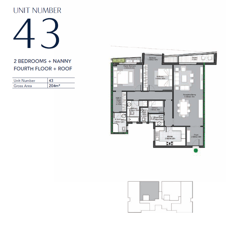 Floor plan for apartment at V Residences By Villette