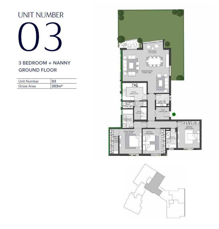 Floor plan for apartment at V Residences By Villette