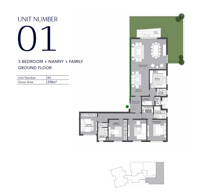Floor plan for apartment at V Residences By Villette