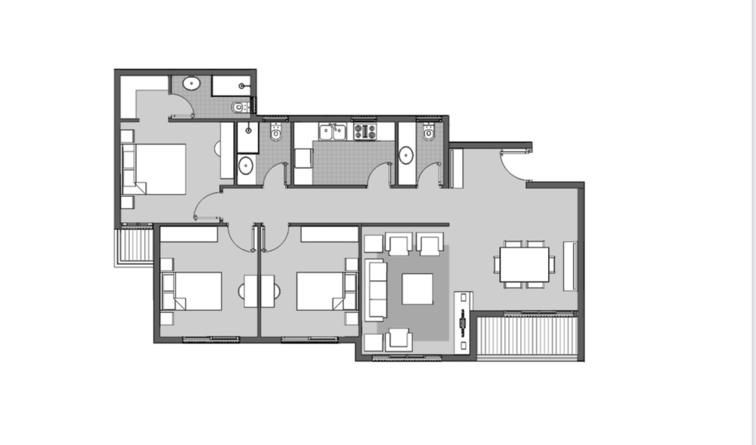 Floor plan for apartment at Dejoya Residence