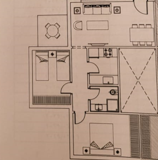 Floor plan for apartment at Eco West