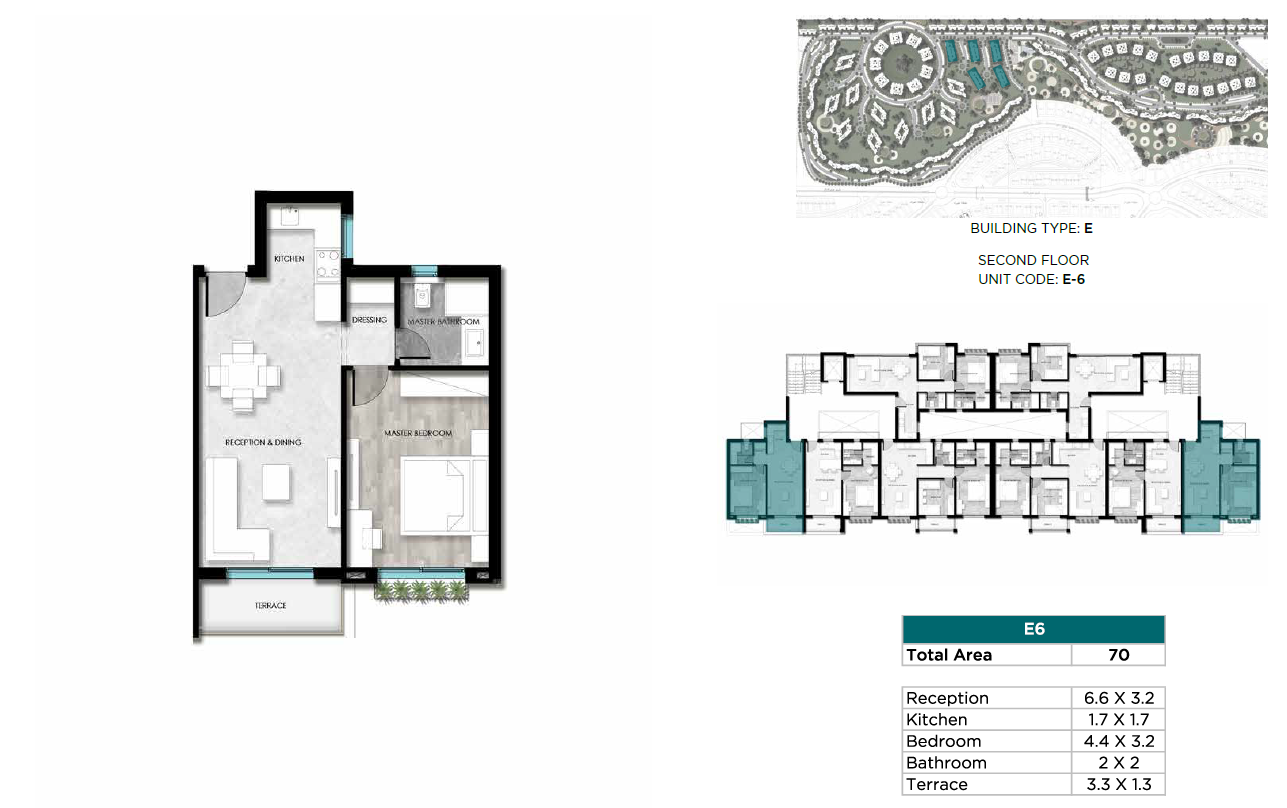 Floor plan for apartment at Kayan