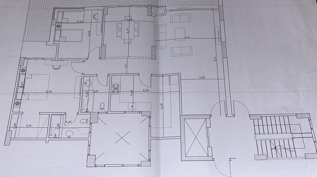 Floor plan for apartment at El Patio Oro