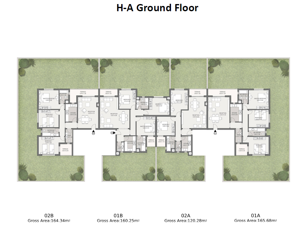 Floor plan for apartment at Sarai