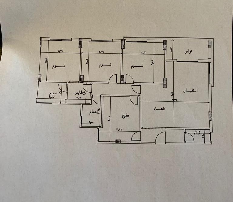 Floor plan for apartment at The Square