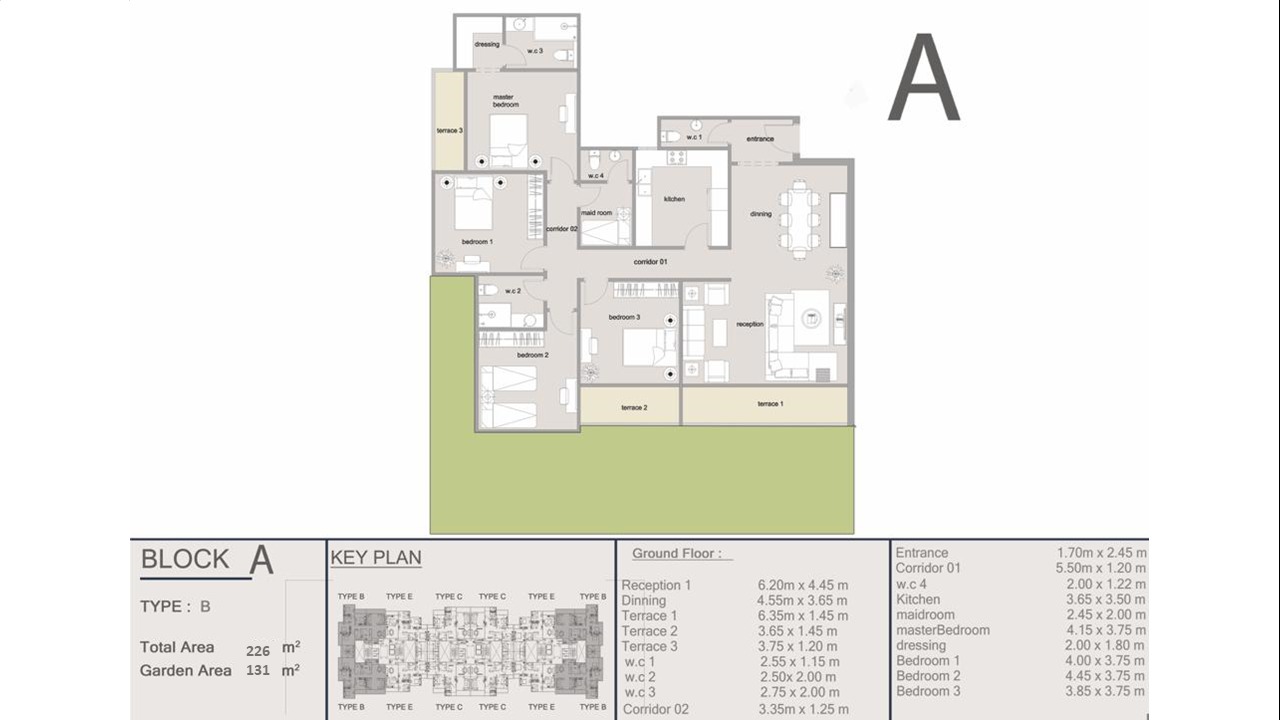 Floor plan for apartment at Ri8