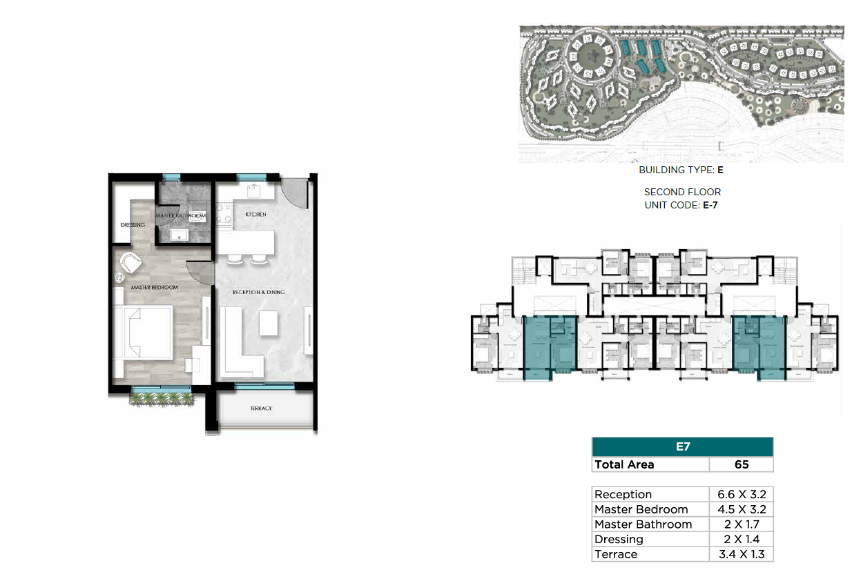 Floor plan for apartment at Kayan