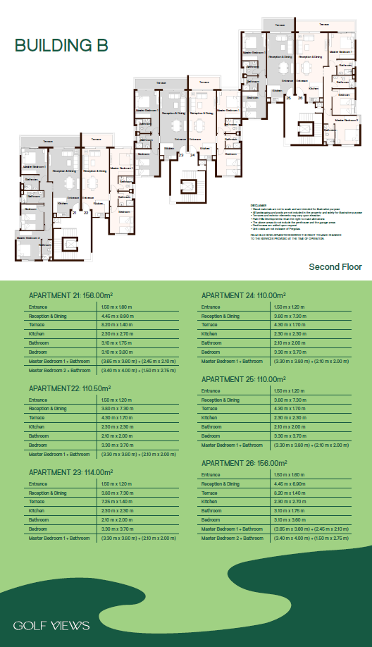 Floor plan for chalet at Hacienda Bay
