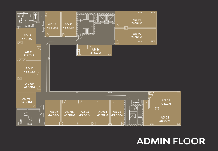 Floor plan for  at Regency Business Tower 1
