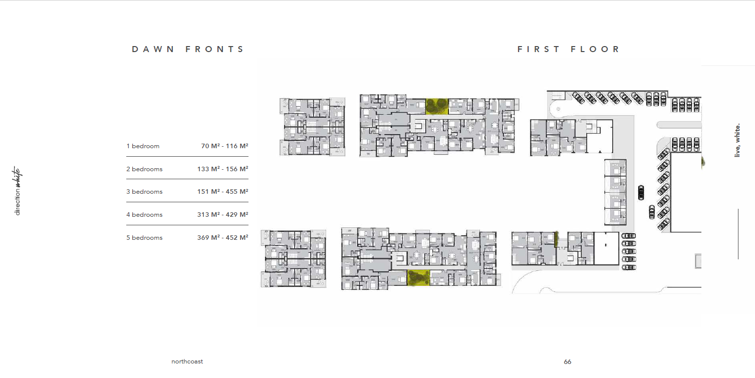Floor plan for chalet at Direction White