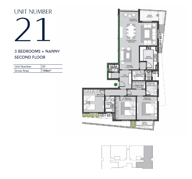 Floor plan for apartment at V Residences By Villette