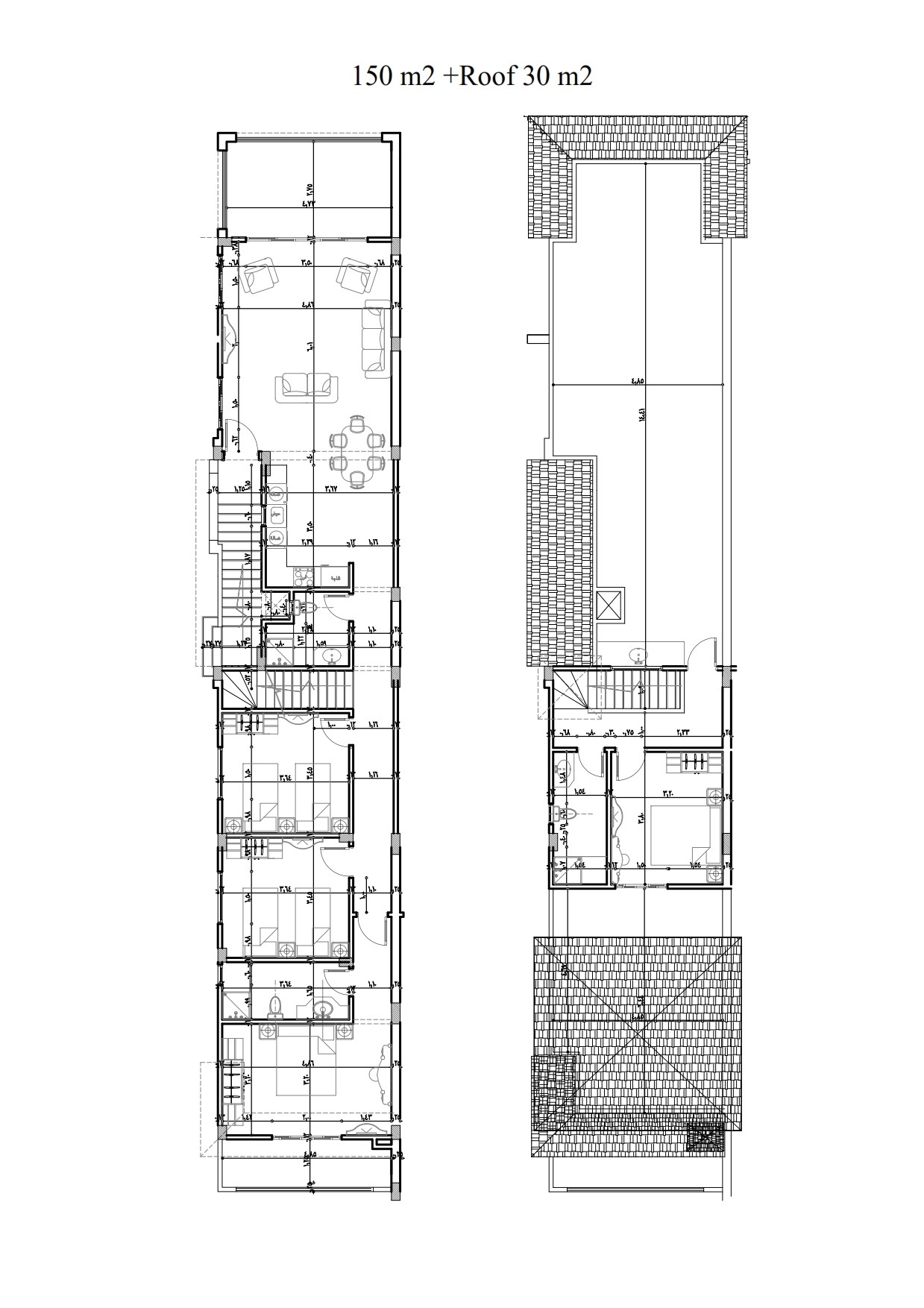 Floor plan for chalet at La Vista Bay