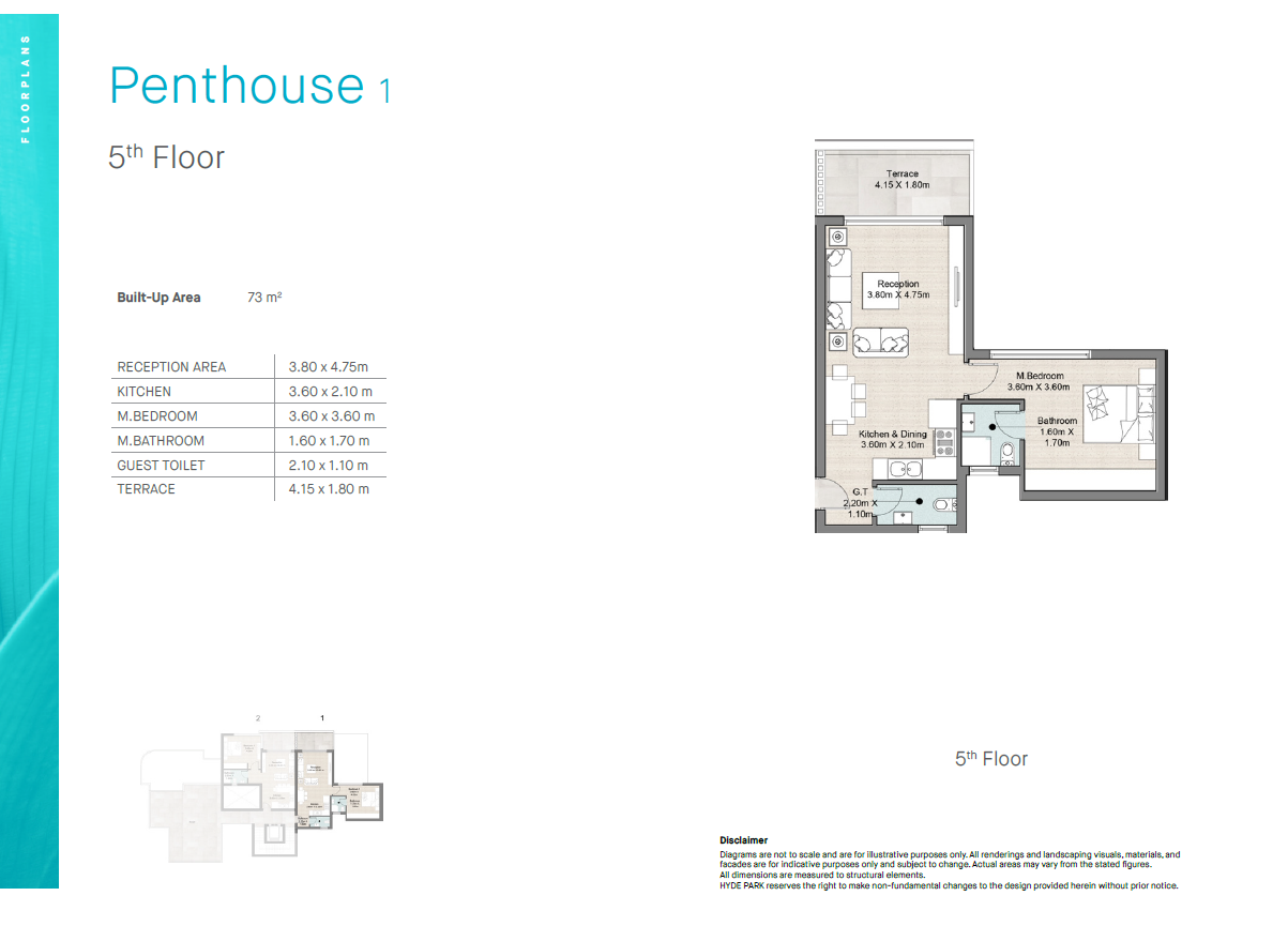 Floor plan for chalet at Hyde Park North - Seashore