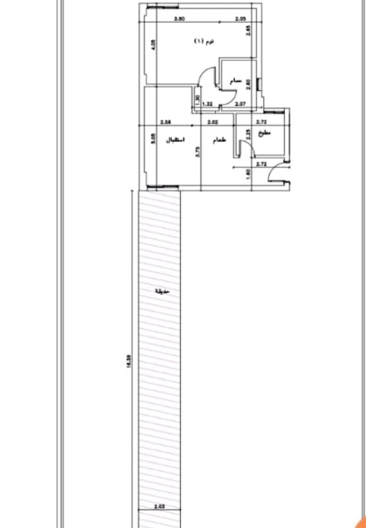 Floor plan for apartment at De Joya 2