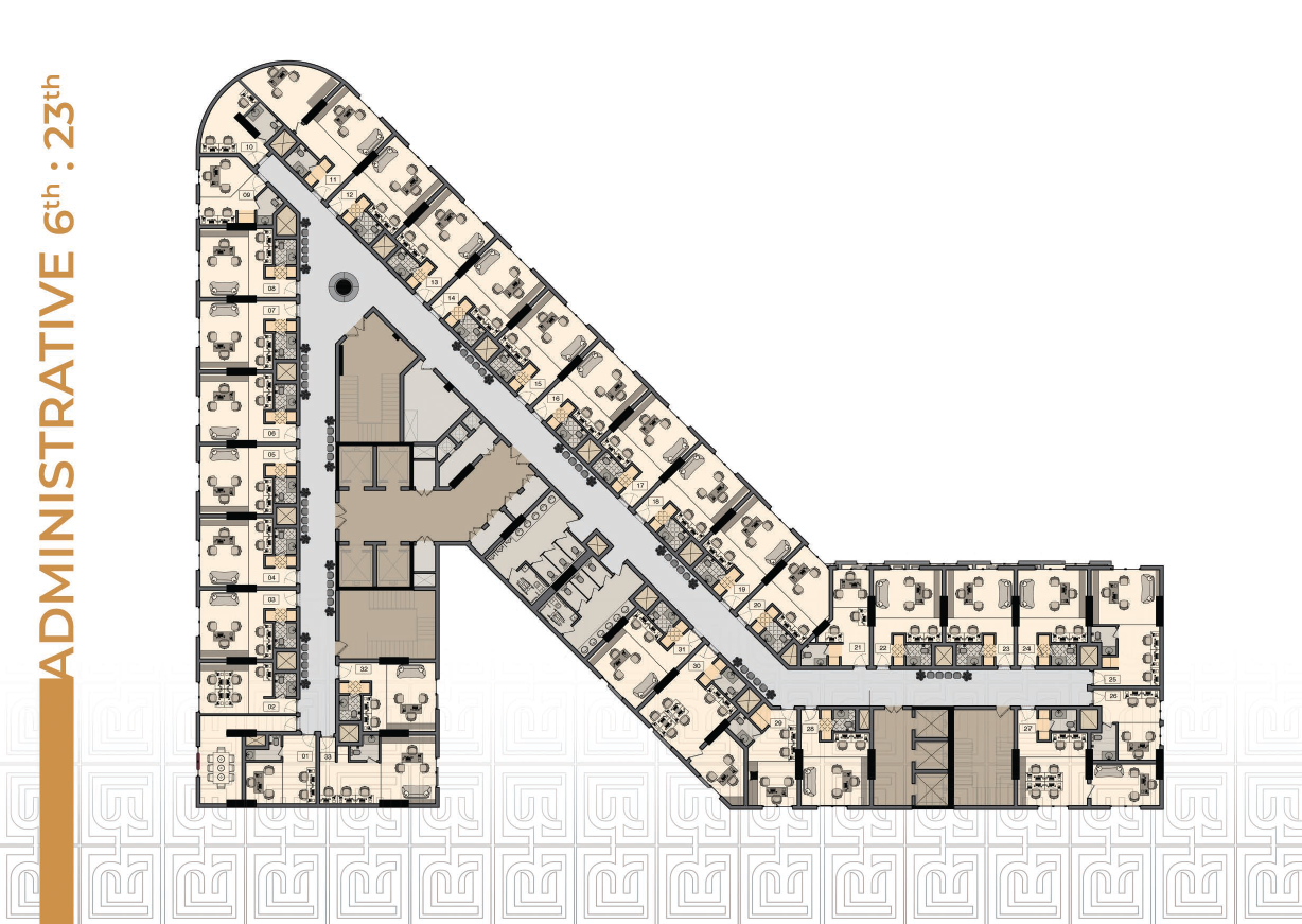 Floor plan for  at Moonreal Tower
