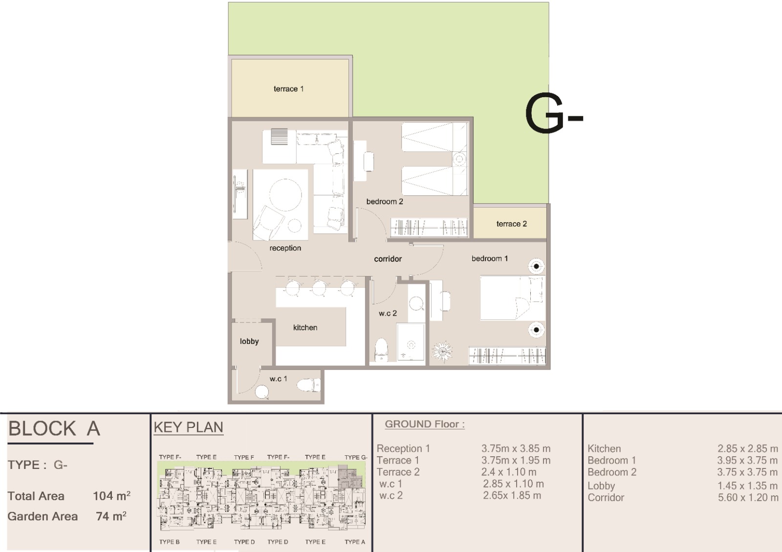 Floor plan for apartment at Ri8