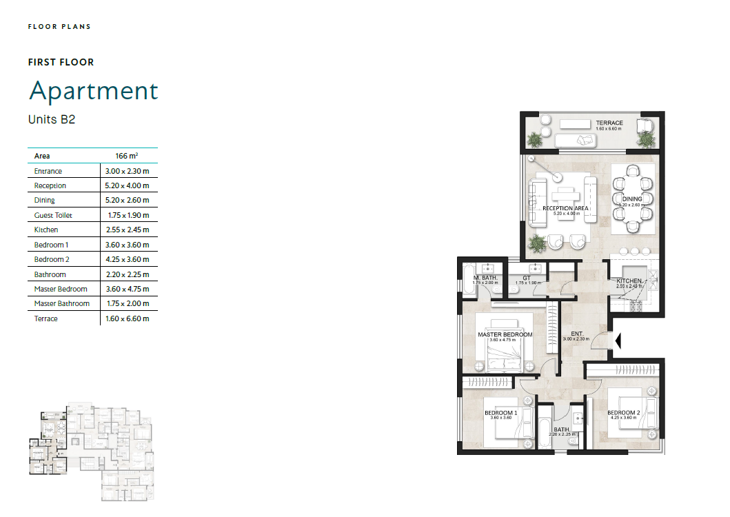 Floor plan for apartment at Garden Lakes