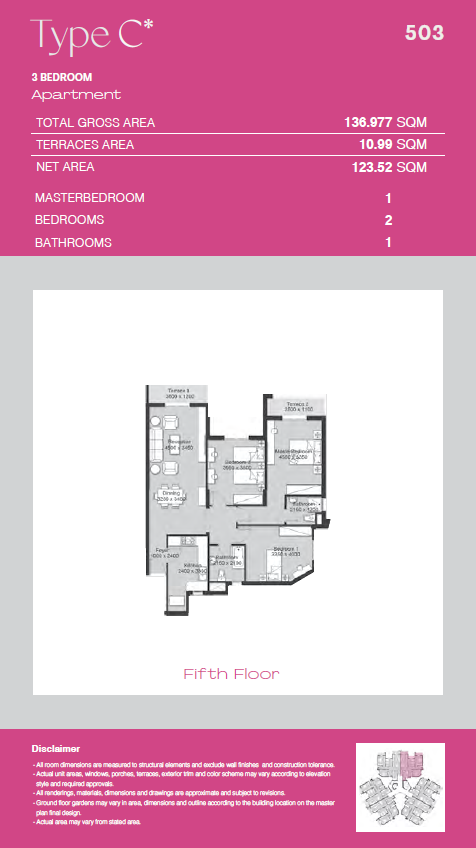 Floor plan for apartment at Ashgar City