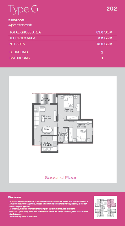 Floor plan for apartment at Ashgar City