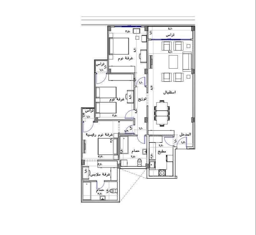 Floor plan for apartment at Boardwalk