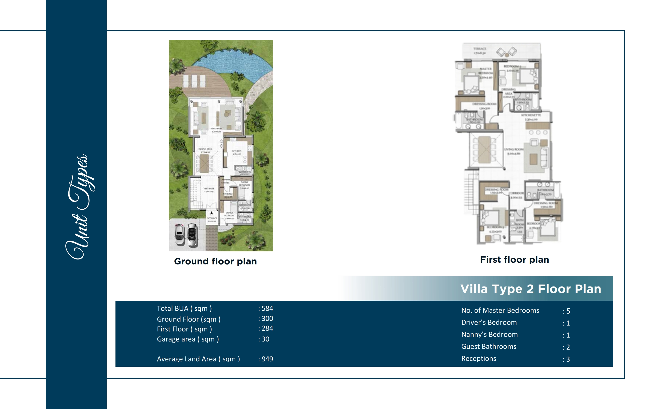 Floor plan for villa at Bo Island
