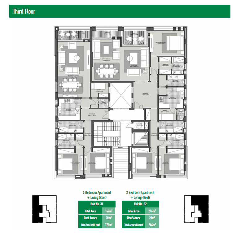 Floor plan for apartment at One 16