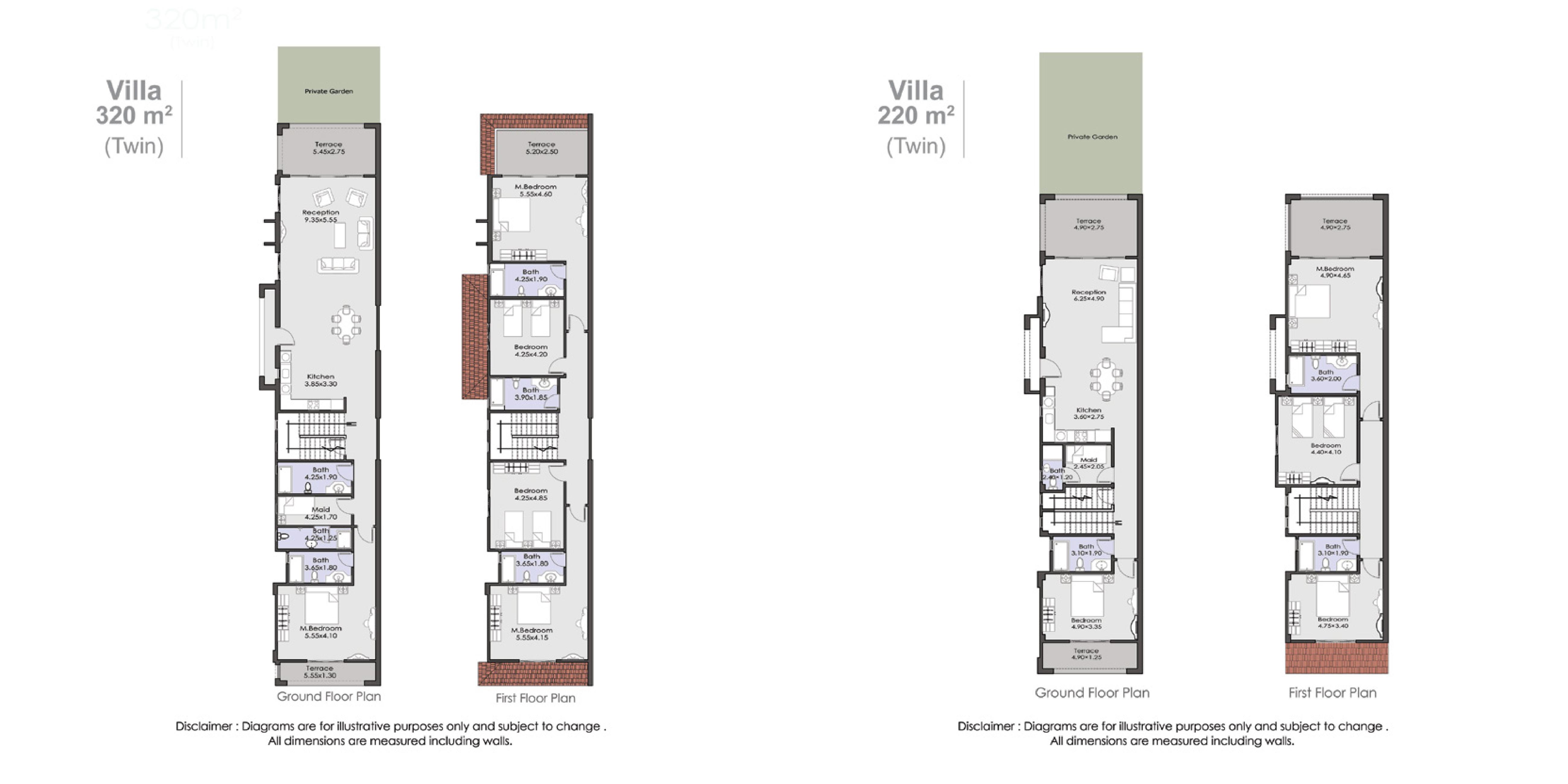 Floor plan for villa at La Vista Bay