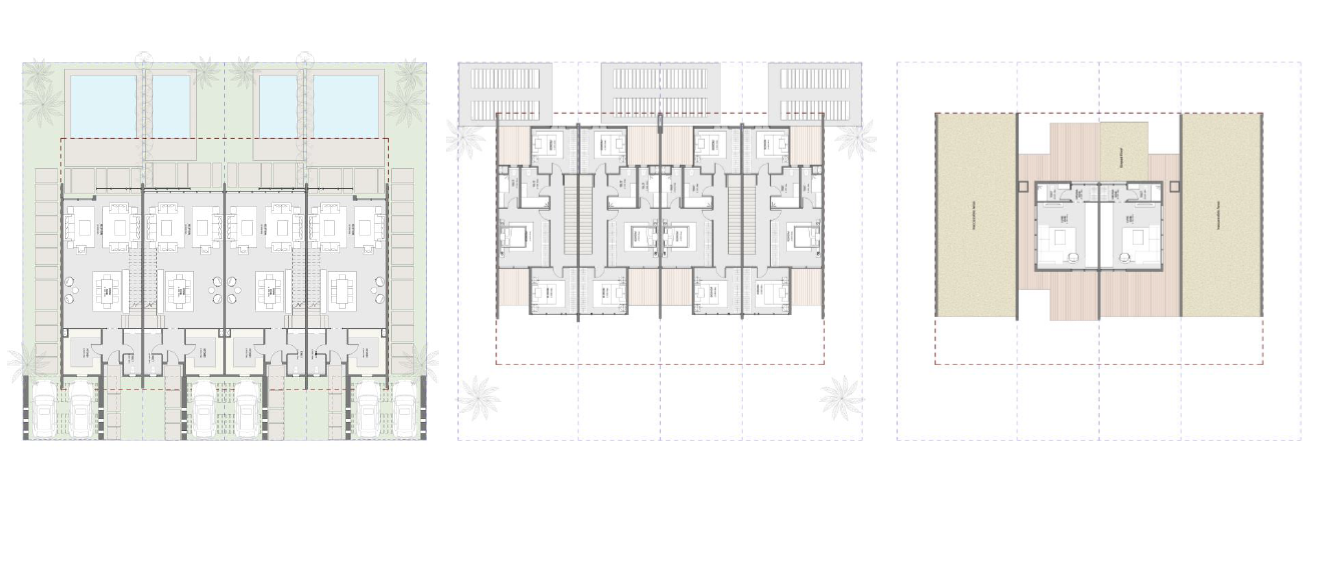 Floor plan for townhouse at Saada